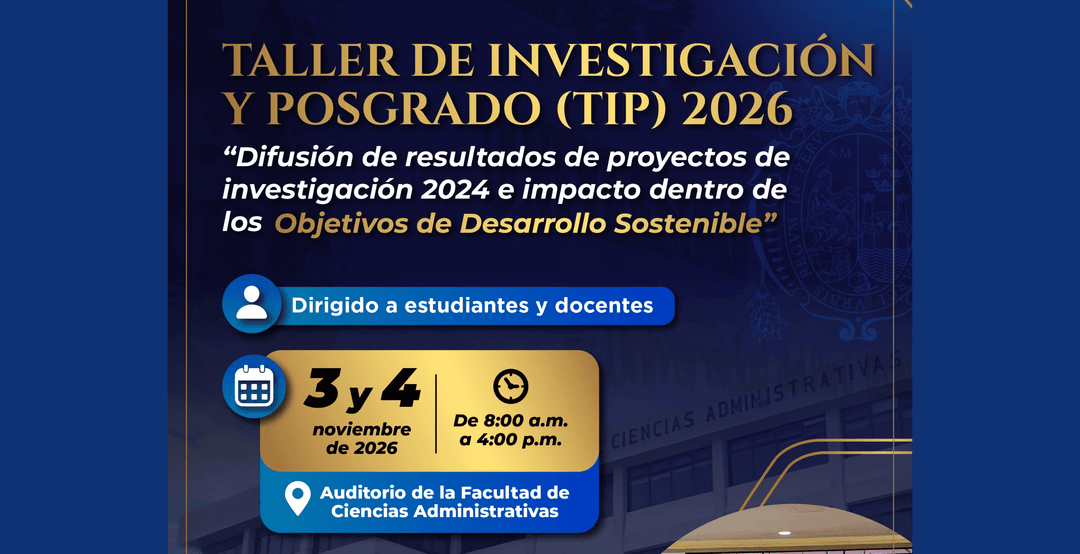 Taller de Investigación y Posgrado (TIP) 2026