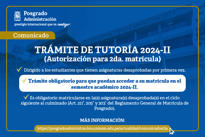 TRÁMITE DE TUTORÍA 2024-II