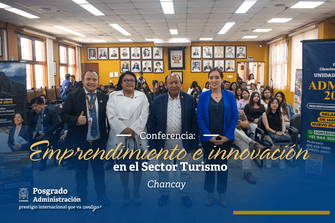 EPA. Turismo y UPG promovieron la Maestría en Gestión Estratégica del Turismo con conferencia en Chancay